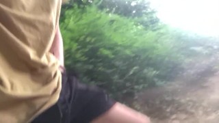 Masturbation In A Public Park For The First Time Complete With Insane Cumshot
