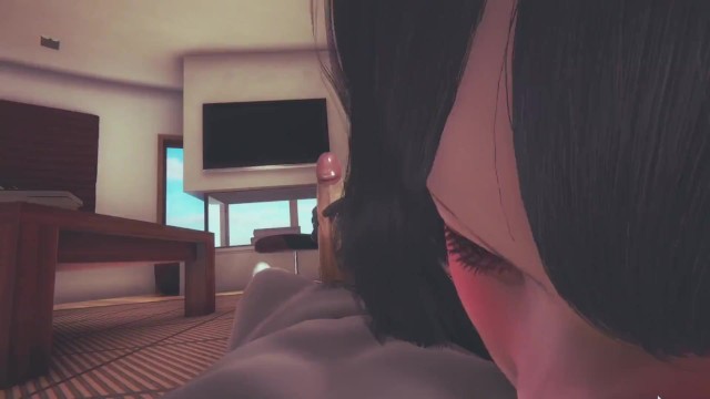 美丽的女巫 POV 脸坐 - 3D Hentai - （未经审查）