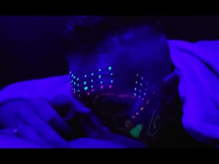 reality, cum in mouth, blacklight, milf