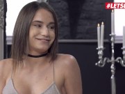 Preview 1 of HERLIMIT - Busty Petite Lana Roy Takes A BBC Balls Deep In Her Asshole