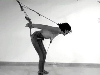 School girl gets BDSM &Bondage lesson III PERDICAMENTORGASM