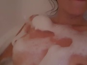 Preview 1 of Do you enjoy masturbating in the bathtub as much as I do? ASMR (+ german Talk)