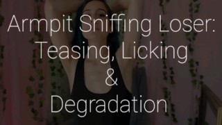 Preview: Armpit Sniffing Loser: Teasing, Sniffing & Licking