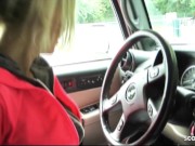 Preview 1 of REAL AMATEUR CAR ANAL CREAMPIE SEX WITH GERMAN MILF