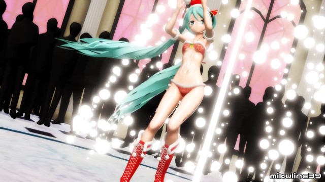 Hentai MMD - Christmas Miku 好き雪ポロリマジック (mikuline39)