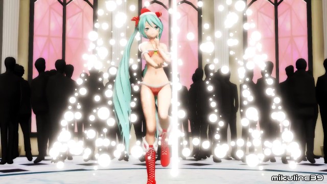 Hentai MMD - Christmas Miku 好き雪ポロリマジック (mikuline39)