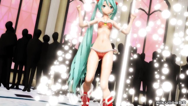 Hentai MMD - Christmas Miku 好き雪ポロリマジック (mikuline39)