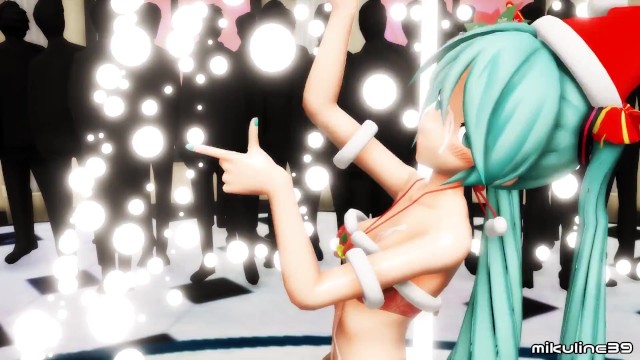 Hentai MMD - Christmas Miku 好き雪ポロリマジック (mikuline39)