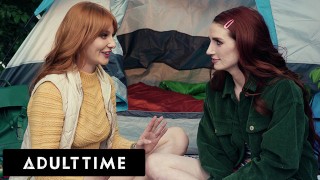 ADULT TIME Lacy Lennon And Aria Carson's Lesbian Camping Trip