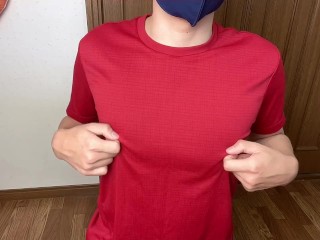 [japanese Boy] a College Student who Likes Sports Plays with Nipples! # 2