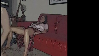 Early Cartoon Video of Agness and Brett's Love Happening