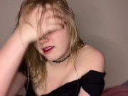 Preview 1 of Übergewichtiges Nartürliches teen Lucia lässt dich beim masturbieren Teil haben