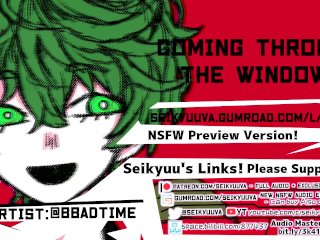 My Hero Academia Villain Deku Comes_Through the Window to FuckYou! Art:twitter@bbadtime