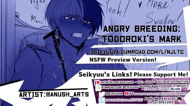 640px x 360px - My Hero Academia ASMR Angry Breeding - Todoroki's Mark Art:  Twitter@anush_arts - Pornhub.com