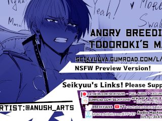My Hero Academia ASMRAngry Breeding - Todoroki's Mark_Art: Twitter@anush_arts