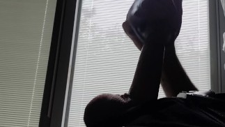 60 кадров в секунду Громкий парень с большими яйцами и хорошим членом