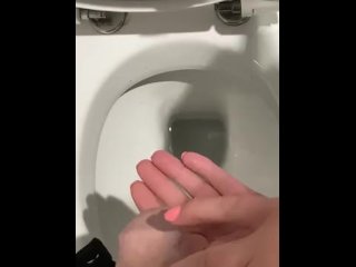 washing, hands, pissing, vertical video