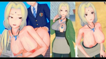 【エロゲーコイカツ！】Naruto(ナルト疾風伝) 綱手3DCG巨乳アニメ動画[Hentai Game Koikatsu! Tsunade (Anime 3DCG Video)]