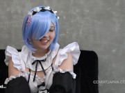 Preview 1 of Rem Does Interracial Anime Cosplay Fuck - Covert Japan (JAV English Subtitles)