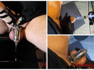 behind the scenes, chastity cage, prostate orgasm, rough