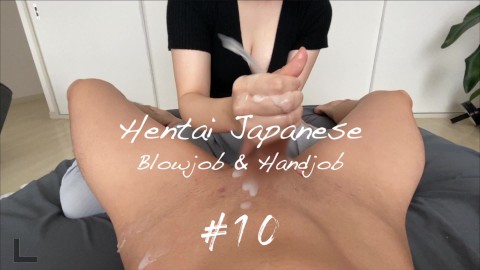 【Amateure】Japanese school girl♡ blowjob & handjob♡ teen♡