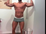 Handsom Hot Sexy Hunk Guy Flexing Ripped Muscles Part1