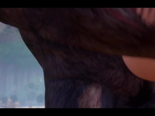 Minotaur vs Horny girl Big Cock Monster_3D Porn Wild Life