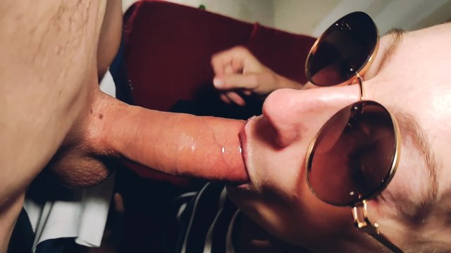 Please Cum In My Face - Sweet POV Huge Cock Blowjob