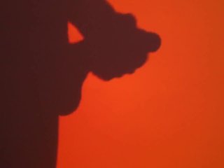 Big black dick shadow masturbation