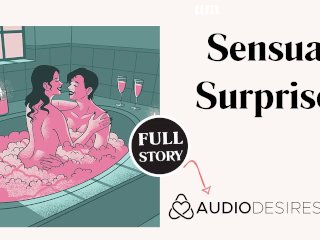 erotic audio, romantic, erotic audio men, bathtub sex