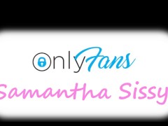 shemale blonde transex cumshot on lgbtq+ bed