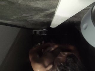 I record myself in the gym shower