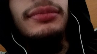 beard boy wants to kiss, insta in profile, follow me  