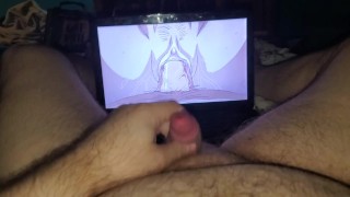 Jacking off while watching hentai #2