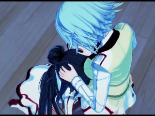 Houki rides Futa Tatenashi’s cock, gets fucked while doing the splits - Infinite Stratos Hentai