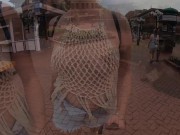 Preview 5 of GoPro captures great reactions when I wear my see thru top out in public🔥