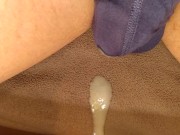 Preview 6 of Flaccid Cock Drips Loads of Cum Through Underwear
