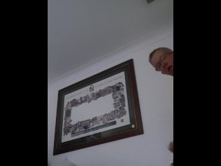 Masturbating and shooting cum everywhere.