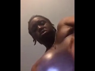 big dick, fetish, vertical video, ebony