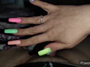 Preview 6 of TRY NOT TO CUM CHALLENGE MUST WATCH! - LONG NAILS HANDJOB QUEEN *SMALL COCK CUMBLASTING*