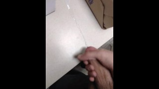 Public at work stroking my cock to my fiances videos