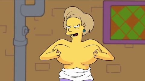 Simpsons - Burns Mansion - Part 22 Edna Boob Dancing And Secret Posters By LoveSkySanX