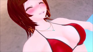 Animation MMD En Bikini Géante