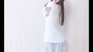 Pretty girl in china dress masturbates with a toy. Serial climaxes.♡Japanese Amateur Hentai Sex