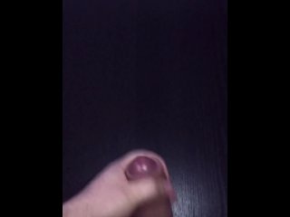 Huge Cumshot, Girlfriend not there