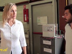 Video Tall French MILF With Big Naturals Ass Fucked Hard In a Warehouse