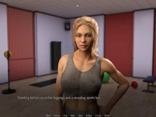 cartoon 3d, adult game, visual novel, point of view