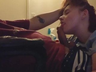 A Little Redhead Pawg Chokes on My Dick and SwallowsMy Nut