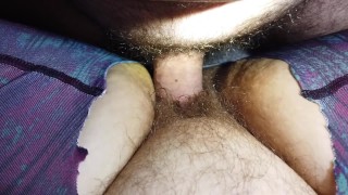 SHE Doesn't EVEN HAVE TIME TO TAKE HER PANTS OFF WITH A HUGE CUM LOAD INSIDE HER TIGHT PUFFY HAIRY PUSSY PUSSY PUSSY