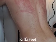 Preview 5 of Goddess Kiffa Spanking EP 3 Part 1 Slave first test DOMINATION FOOT HUMILIATION SMOKING